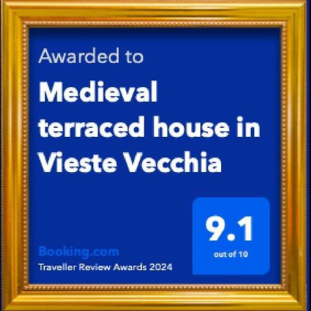 Medieval Terraced House In Vieste Vecchia Eksteriør bilde